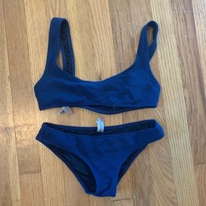 solid & striped swimsuit